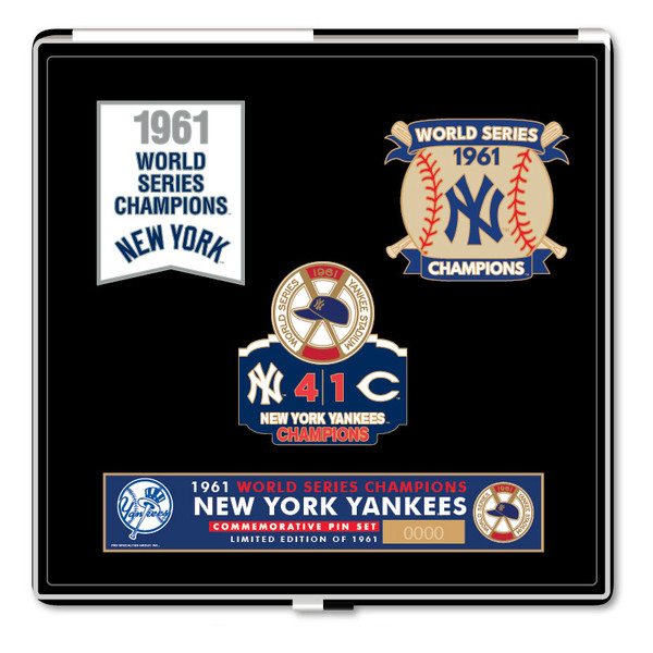 1961 New York Yankees World Series Champions Limited Edition Pin Set