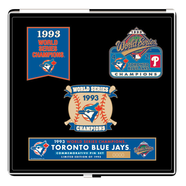 1993 Toronto Blue Jays World Series Champions Limited Edition Pin Set