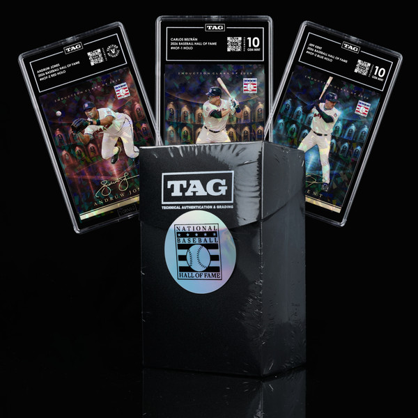 Class of 2026 TAG x Induction Baseball Card Set of 3 Limited Edition of 100
