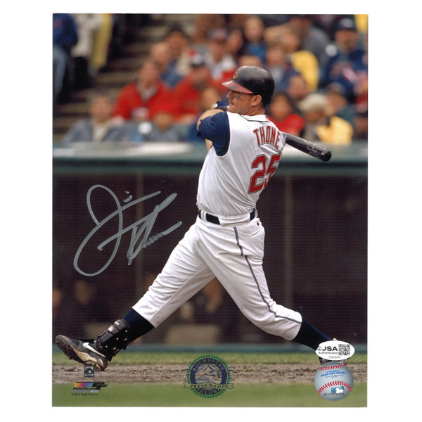 Jim Thome Autographed 8x10 Photograph (JSA)