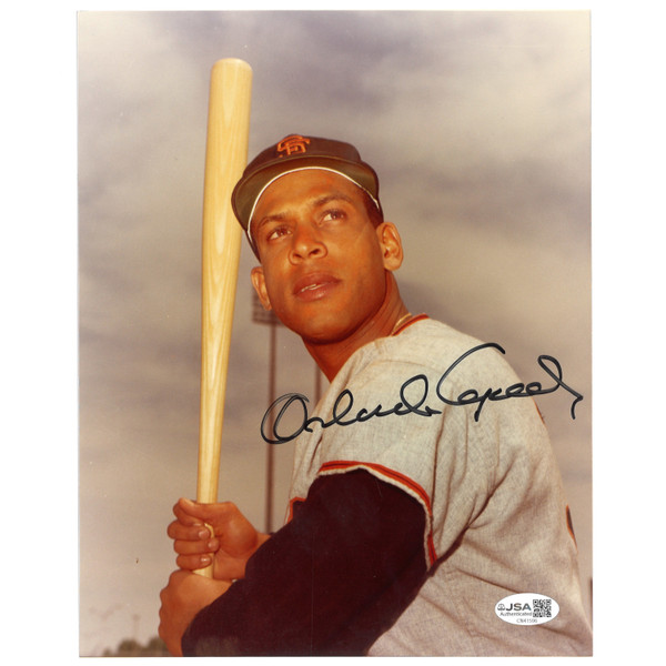 Orlando Cepeda Autographed 8x10 Photograph (JSA)