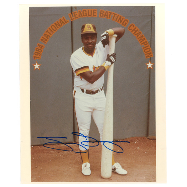 Tony Gwynn Autographed 8x10 Photocard (JSA-67)