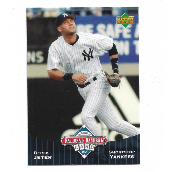 Derek Jeter 2006 Upper Deck National Trading Card Day # 6