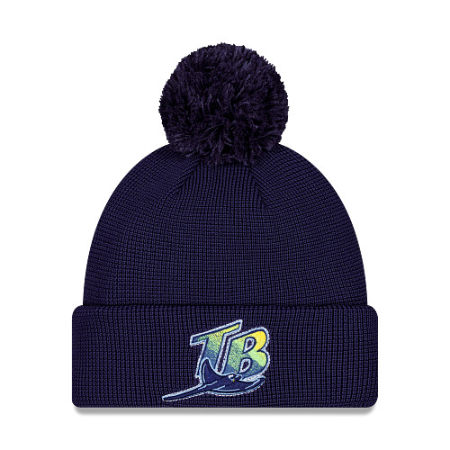 New Era Tampa Bay Rays Batting Practice Navy Knit Cap
