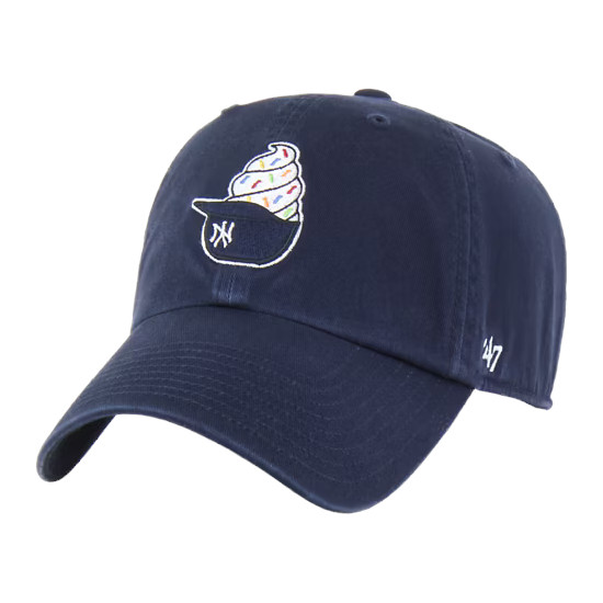 Unisex ’47 Brand New York Yankees Ice Cream Navy Clean Up Adjustable Cap