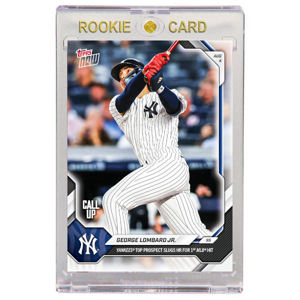 George Lombard Jr. New York Yankees 2026 Topps Now # 521 Rookie Card