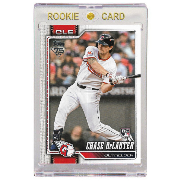 Chase DeLauter Cleveland Guardians 2026 Topps # 458 Rookie Card