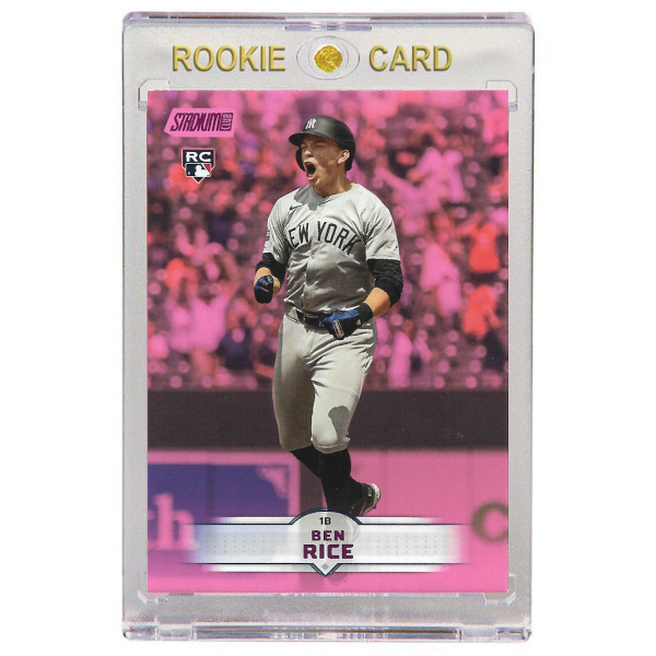 Ben Rice New York Yankees 2025 Stadium Club Pink Foil # 196 Rookie Card