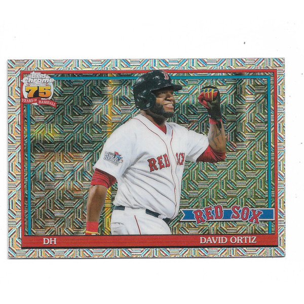 David Ortiz 2026 Topps Chrome 35th Anniversary Silver Pack Mojo # 91C-10