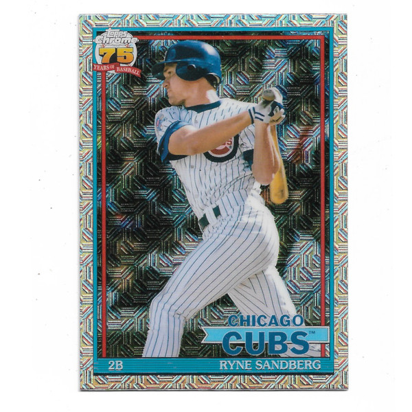 Ryne Sandberg 2026 Topps Chrome 35th Anniversary Silver Pack Mojo # 91C-99