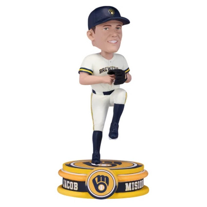 Jacob Misiorowski Milwaukee Brewers 2026 Forever Collectibles 8-Inch Neon Bobblehead