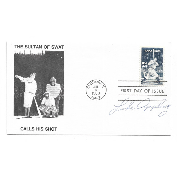 Luke Appling Autographed First Day Cover - 1983 Babe Ruth (JSA)