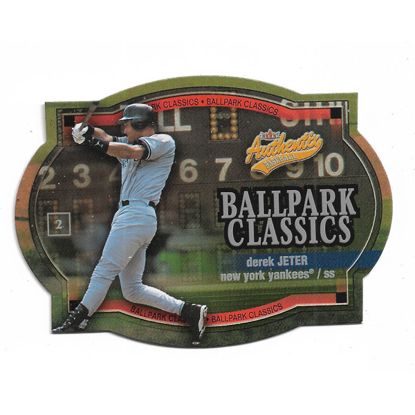 Derek Jeter 2003 Fleer Authentix Ballpark Classics # 1