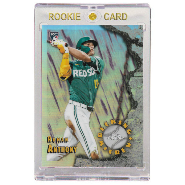 Roman Anthony Boston Red Sox 2026 Topps Chrome Wrecking Crew # 25 Rookie Card