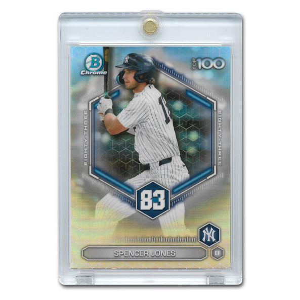 Spencer Jones 2026 Bowman Chrome Top 100 # 83 Pre-Rookie Card