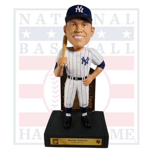 Mickey Mantle New York Yankees Hall of Fame Plaque Bobblehead Ltd Ed of 216 (Pre-Order)