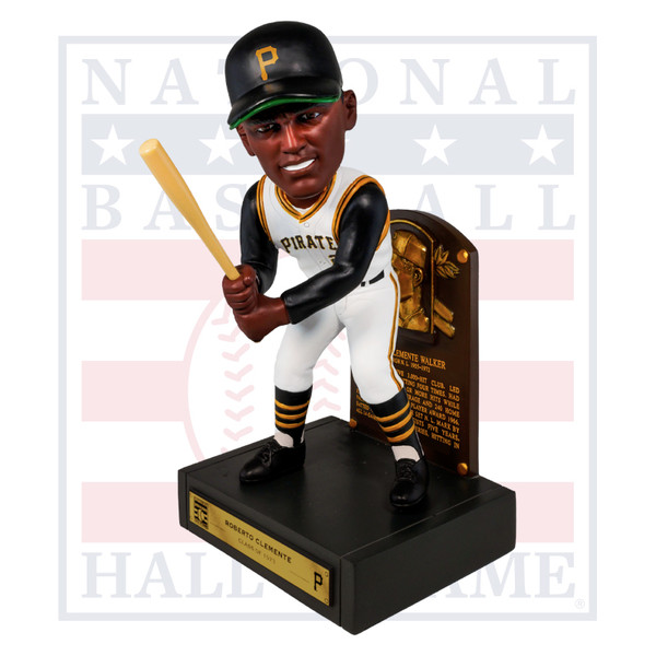 Roberto Clemente Pittsburgh Pirates Hall of Fame Plaque Bobblehead Ltd Ed of 216 (Pre-Order)