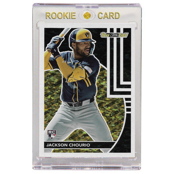 Jackson Chourio Milwaukee Brewers 2024 Topps Update Black Gold # 25 Rookie Card
