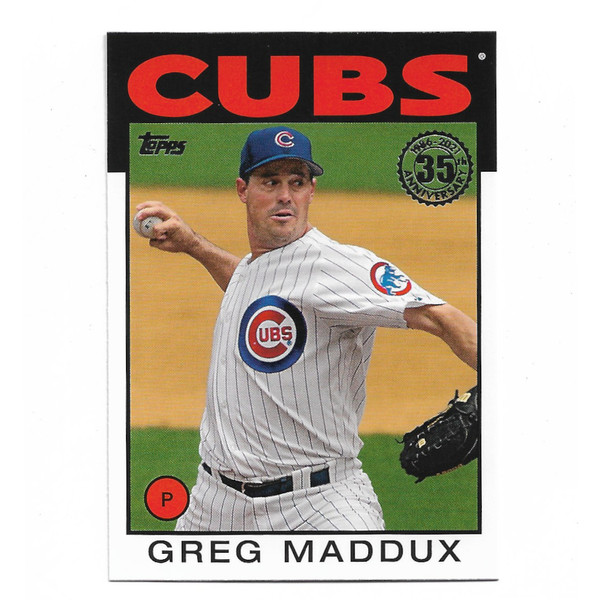 Greg Maddux 2021 Topps 35th Anniversary # 86B-25