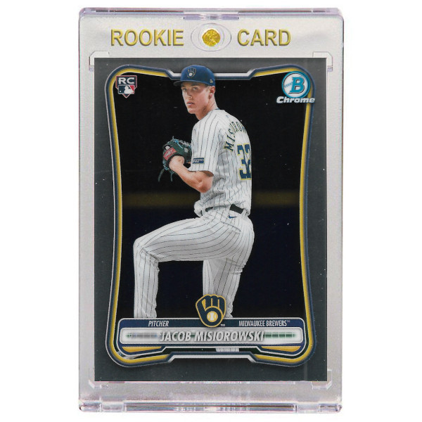 Jacob Misiorowski Milwaukee Brewers 2026 Bowman Chrome # 65 Rookie Card