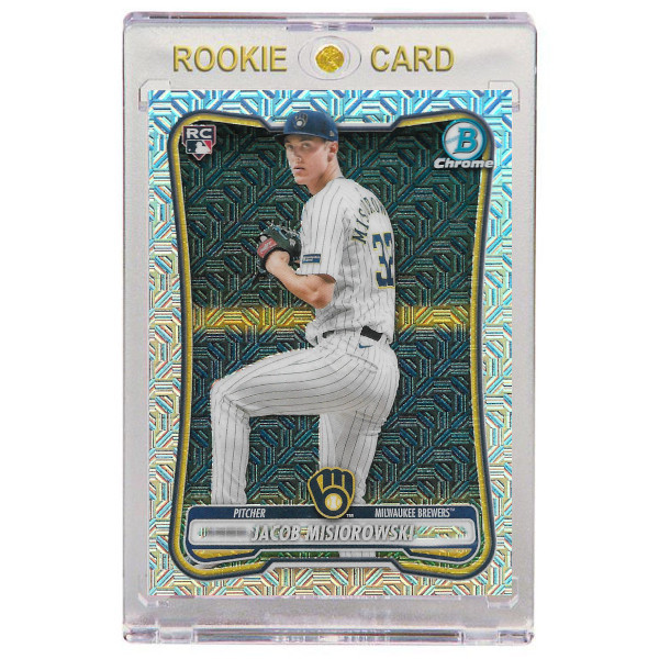 Jacob Misiorowski Milwaukee Brewers 2026 Bowman Chrome Mega # 65 Rookie Card