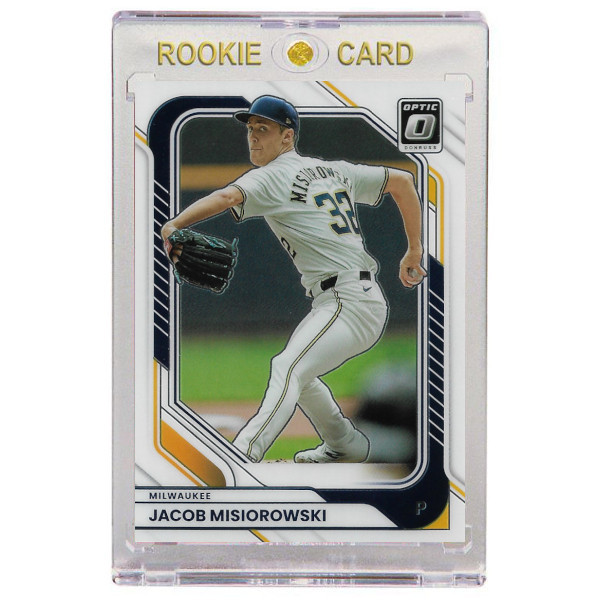 Jacob Misiorowski Milwaukee Brewers 2026 Donruss Optic # 53 Rookie Card
