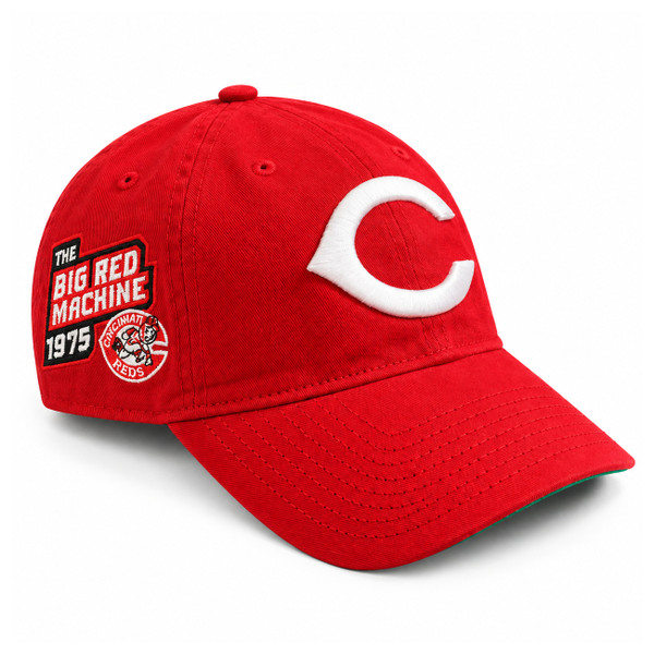 Men's New Era Cincinnati Reds 1975 World Series Patch 9TWENTY Adjustable Cap