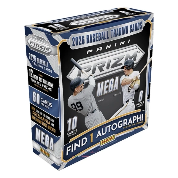 2026 Panini Prizm Baseball 10 Pack Mega Box