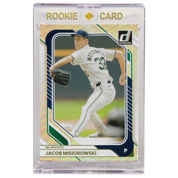 Jacob Misiorowski Milwaukee Brewers 2026 Donruss Silver Holo # 53 Rookie Card