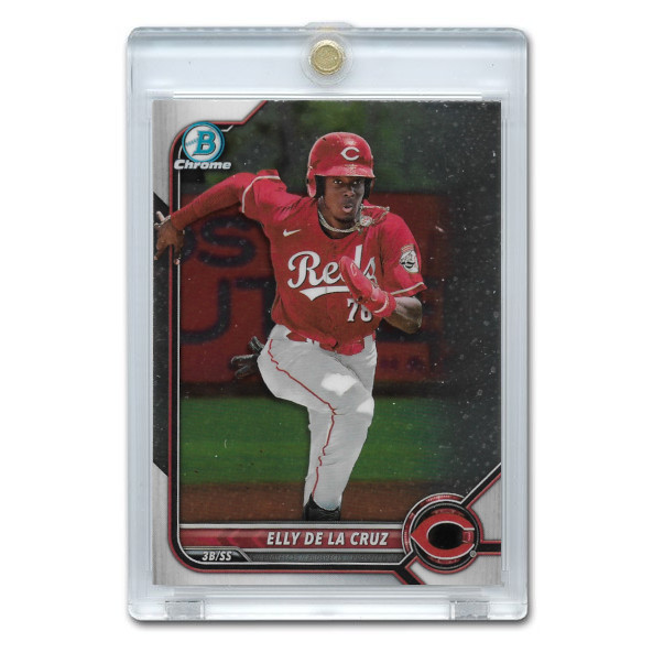 Elly De La Cruz 2022 Bowman Draft Chrome # BDC-80 Pre-Rookie Card