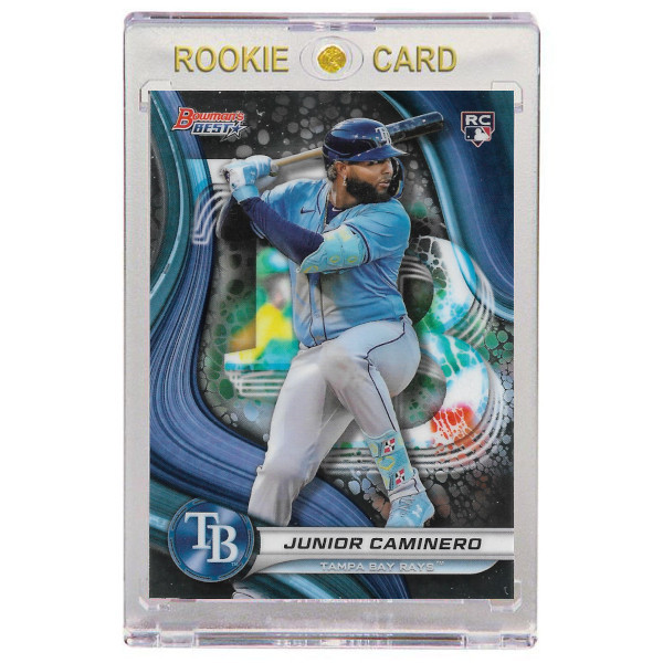 Junior Caminero Tampa Bay Rays 2024 Bowman's Best # 62 Rookie Card