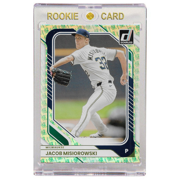 Jacob Misiorowski Milwaukee Brewers 2026 Donruss Statue of Liberty Holo # 53 Rookie Card