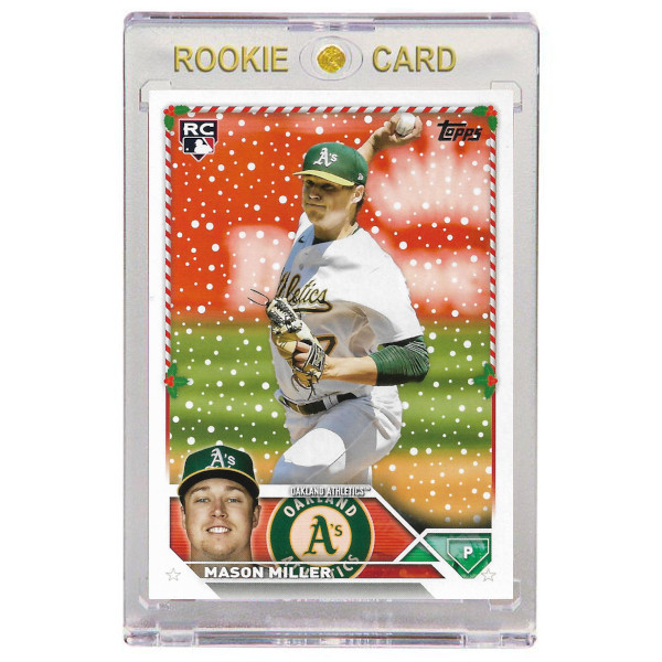 Mason Miller Oakland Athletics 2023 Topps Holiday # H183 Rookie Card