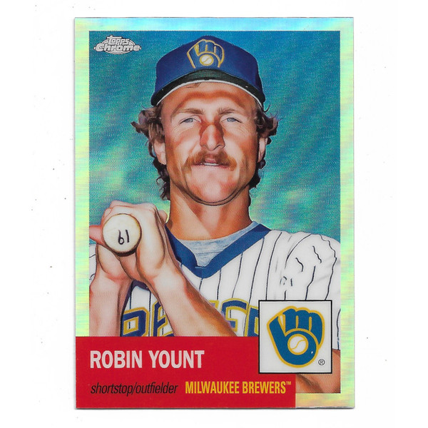 Robin Yount 2024 Topps Chrome Platinum Anniversary Refractor # 409