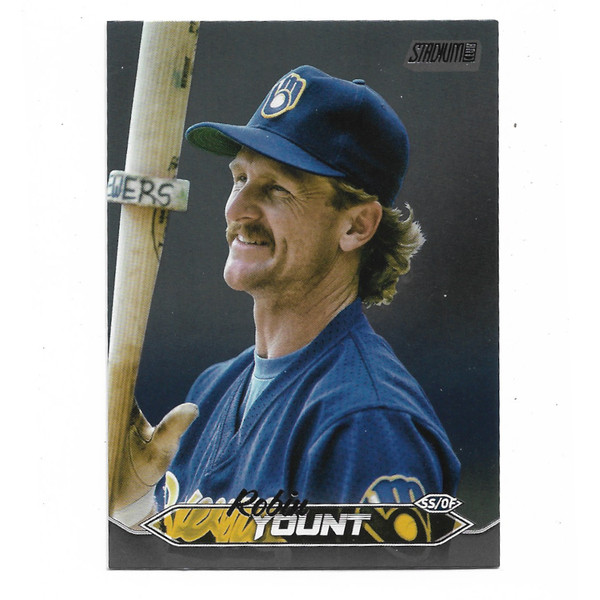 Robin Yount 2024 Stadium Club Black Foil # 130