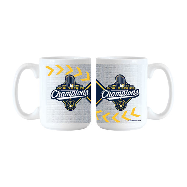 Milwaukee Brewers 2026 World Series Champions 15 Ounce Sublimated Mug