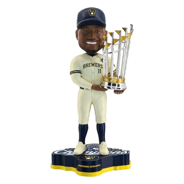 Jackson Chourio Milwaukee Brewers 2026 World Series Champions Bobblehead Ltd Ed of 2,026 (Pre-Order)