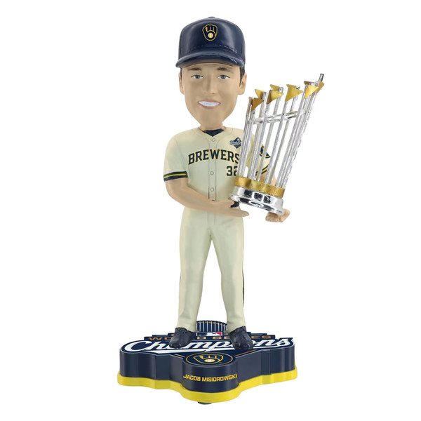 Jacob Misiorowski Milwaukee Brewers 2026 World Series Champions Bobblehead Ltd Ed of 2,026 (Pre-Order)