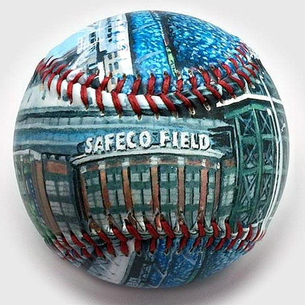 Safeco Field Unforgettaballs Limited Commemorative Baseball with Lucite Gift Box