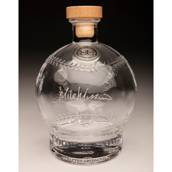 Mike Mussina Cooperstown Distillery Hall of Fame Signature Series Baseball Decanter