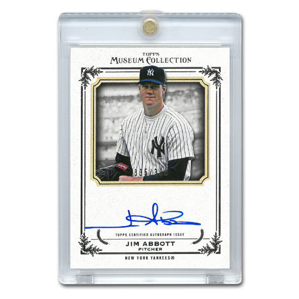 Jim Abbott Autographed Card 2013 Topps Museum Lt Ed of 399