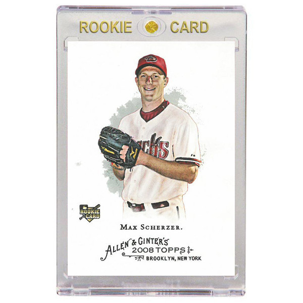 Max Scherzer Arizona Diamondbacks 2008 Topps Allen & Ginter # 297 Rookie Card