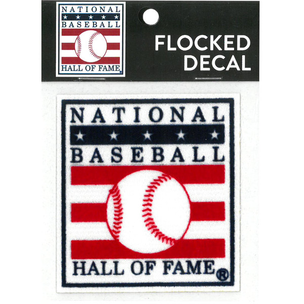 Baseball Hall of Fame Flocked Decal