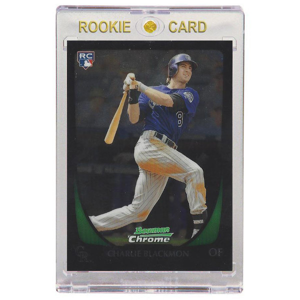 Charlie Blackmon Colorado Rockies 2011 Bowman Chrome Draft # 7 Rookie Card