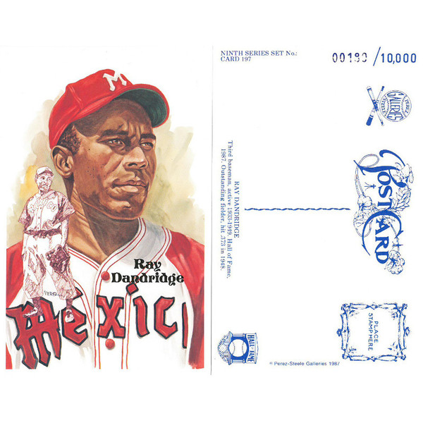 Perez-Steele Ray Dandridge Limited Edition Postcard