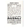 1952 Bowman Mickey Mantle Reprint Rookie Card