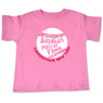 Toddler Baseball Hall of Fame Pink Baseball T-Shirt