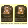 Class of 2007 Baseball Hall of Fame Plaque Postcard Set of 2 (Gwynn, Ripken)