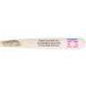 Baseball Hall of Fame Logo 34" Personalized Bat - Natural with Color Logo