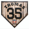 Frank Thomas Hall of Fame Vintage Distressed Wood 18.5 Inch Legacy Home Plate Ltd Ed of 250